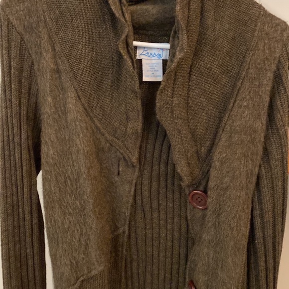 Brown sweater jacket - Picture 4 of 6